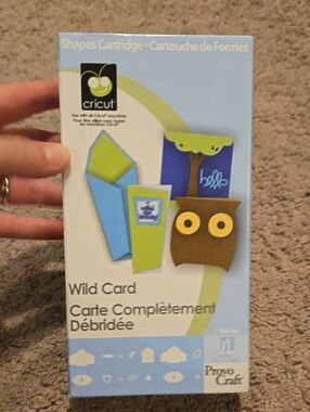Cricut Wild Card Shapes Cartridge - Blue, Green, Brown